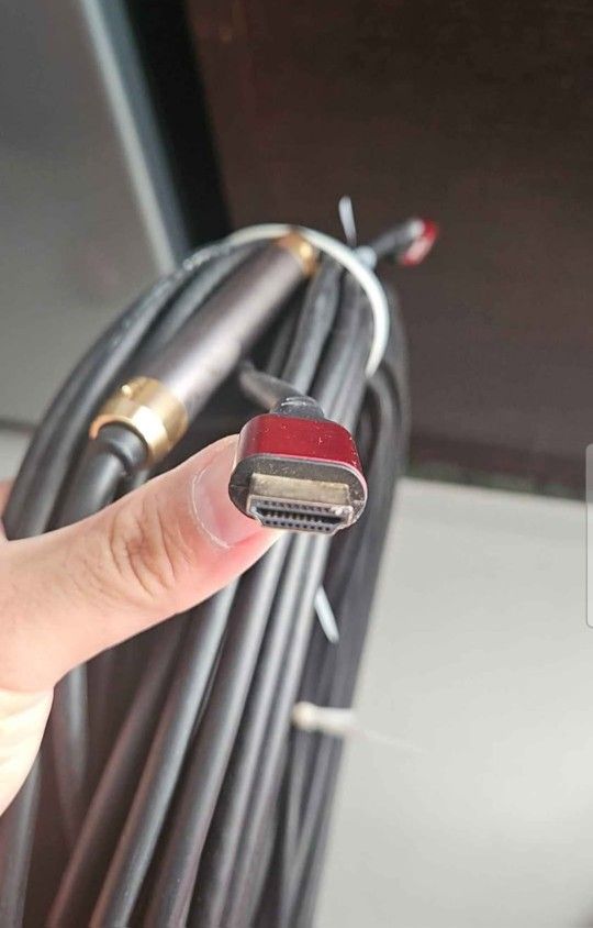 HDMI Cable 75Feet 4K HDMI Cable with Signal Booster Support 4K,2160P,1080P,3D,Ethernet and Audio