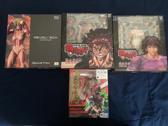 4 Figures 2 storm collectibles 1 Revoltech and 1 shf