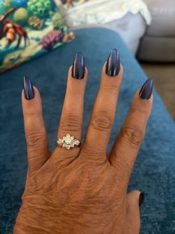 14 karat gold wedding engagement ring