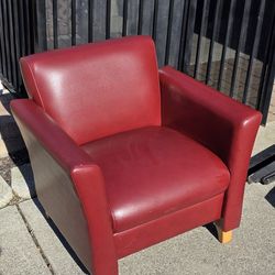 Red Lounge Chair