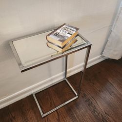 Modern Mirrored Chrome Table 