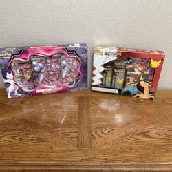 Lance’s Charizard V Colletion Box & Mewtwo V-Union Collection Box