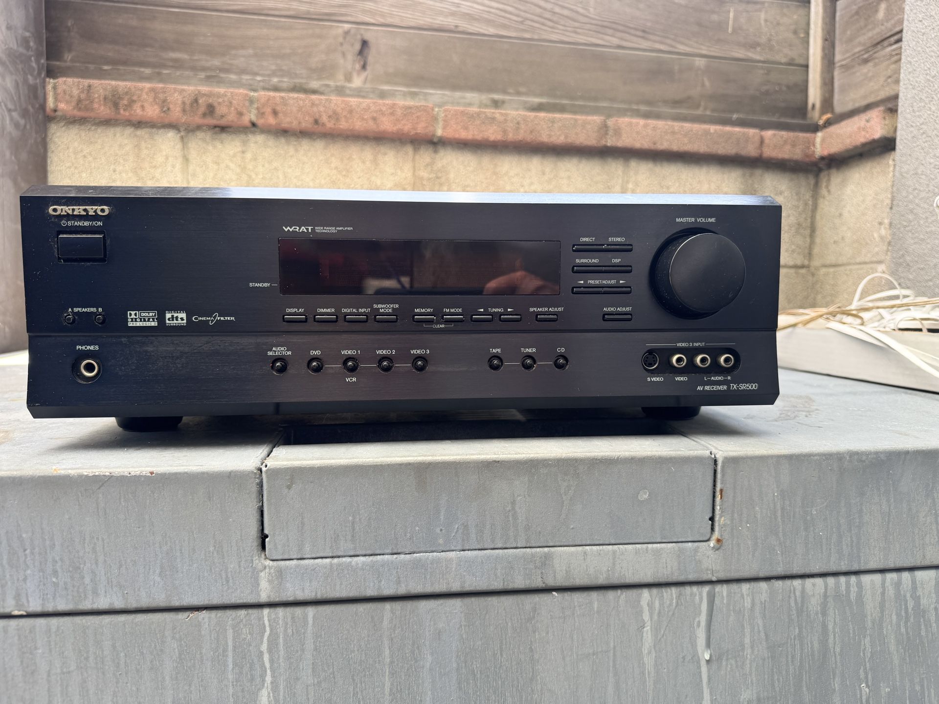 🎶 Onkyo TX-SR500 AV Receiver + Remote – Surround Sound Home Theater