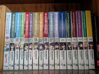Sword Art Online Light Novel Lot