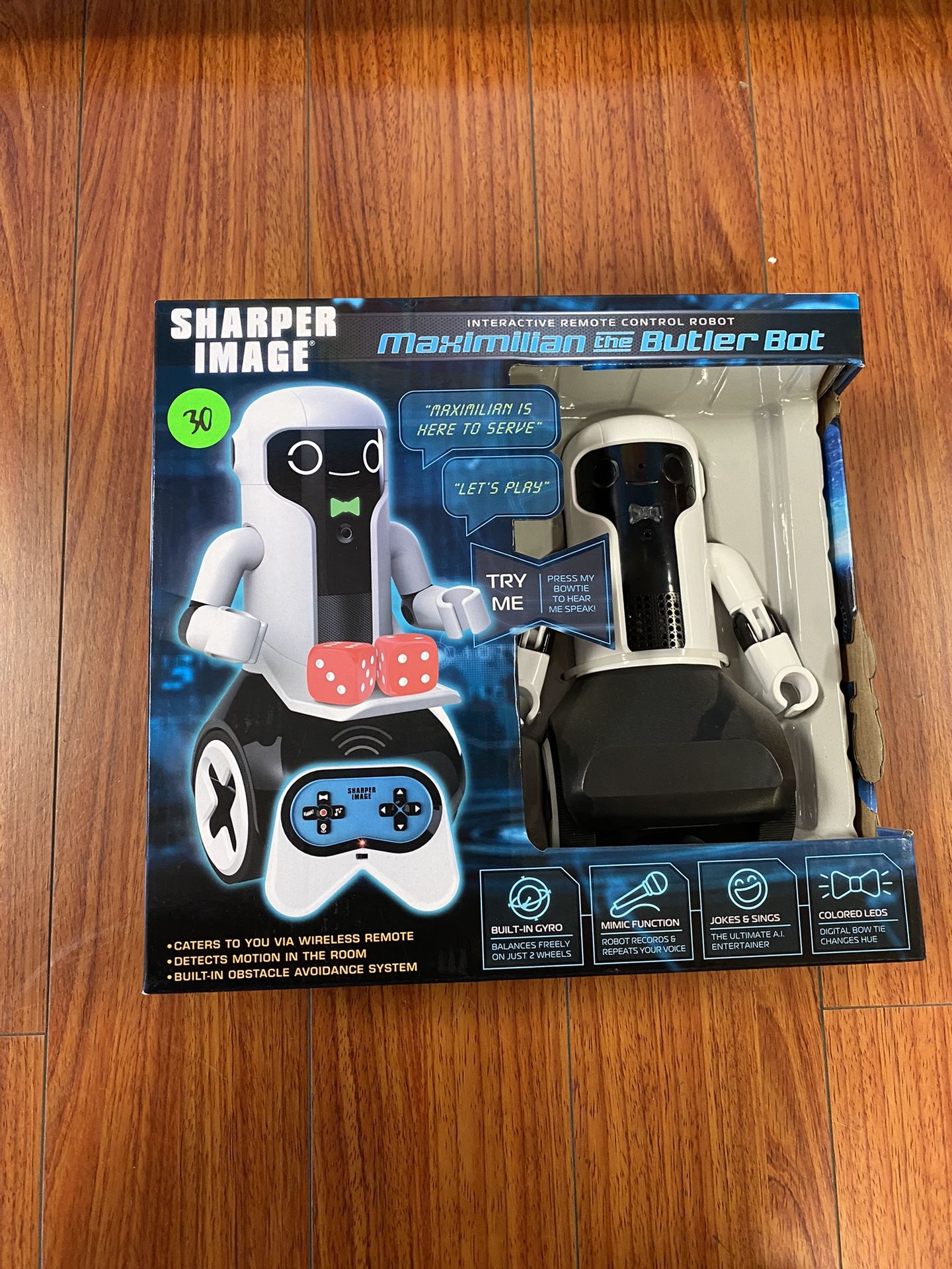 Sharper image maximilian store the butler bot