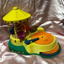 Vintage Fisher Price Merry Go Round Record Player