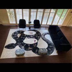 Velvet Sofa With 2 Chairs 