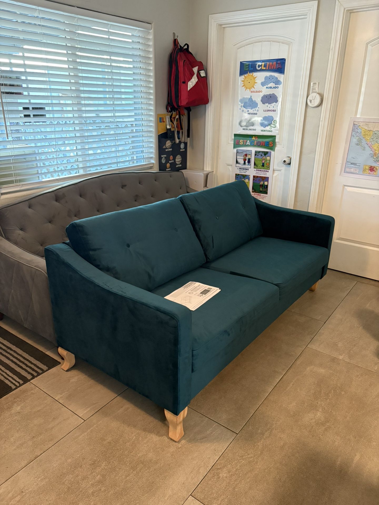 New Velvet Sofa Couch