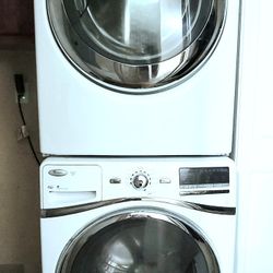 Whirlpool Duet Washing Machine And Dryer Stackable Set.