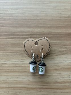 Starbucks Coffee Earrings 