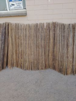 12 feet Hand woven  bamboo privacy fence