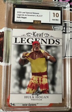 2023 Leaf Legends Hulk Hogan GAS Gem Mint 10