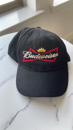 Budweiser Embroidered Black Baseball Cap