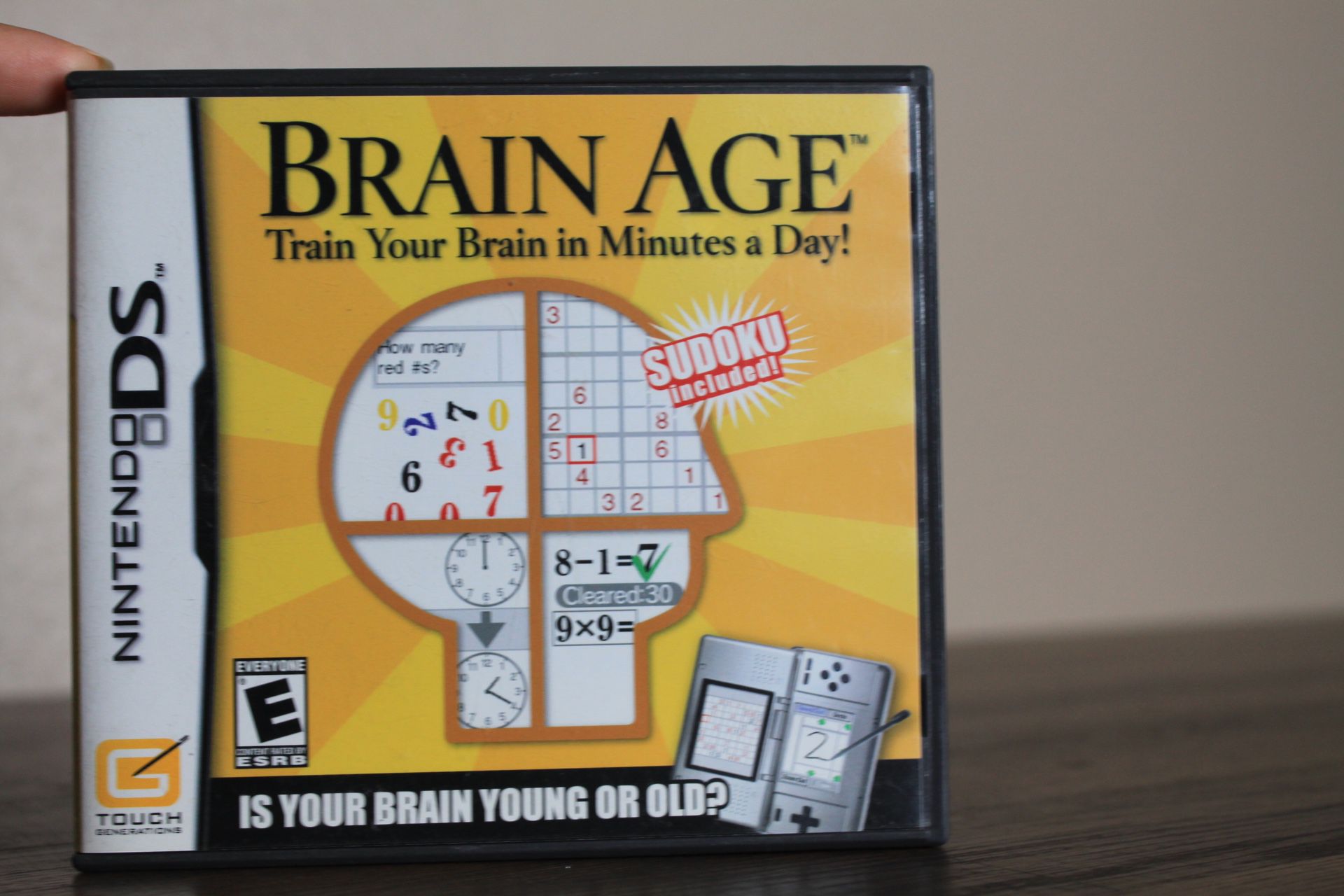 Brain Age for the Nintendo DS- Authentic, Complete