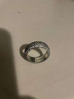 Pandora Timeless Pavé Triple-row Ring.