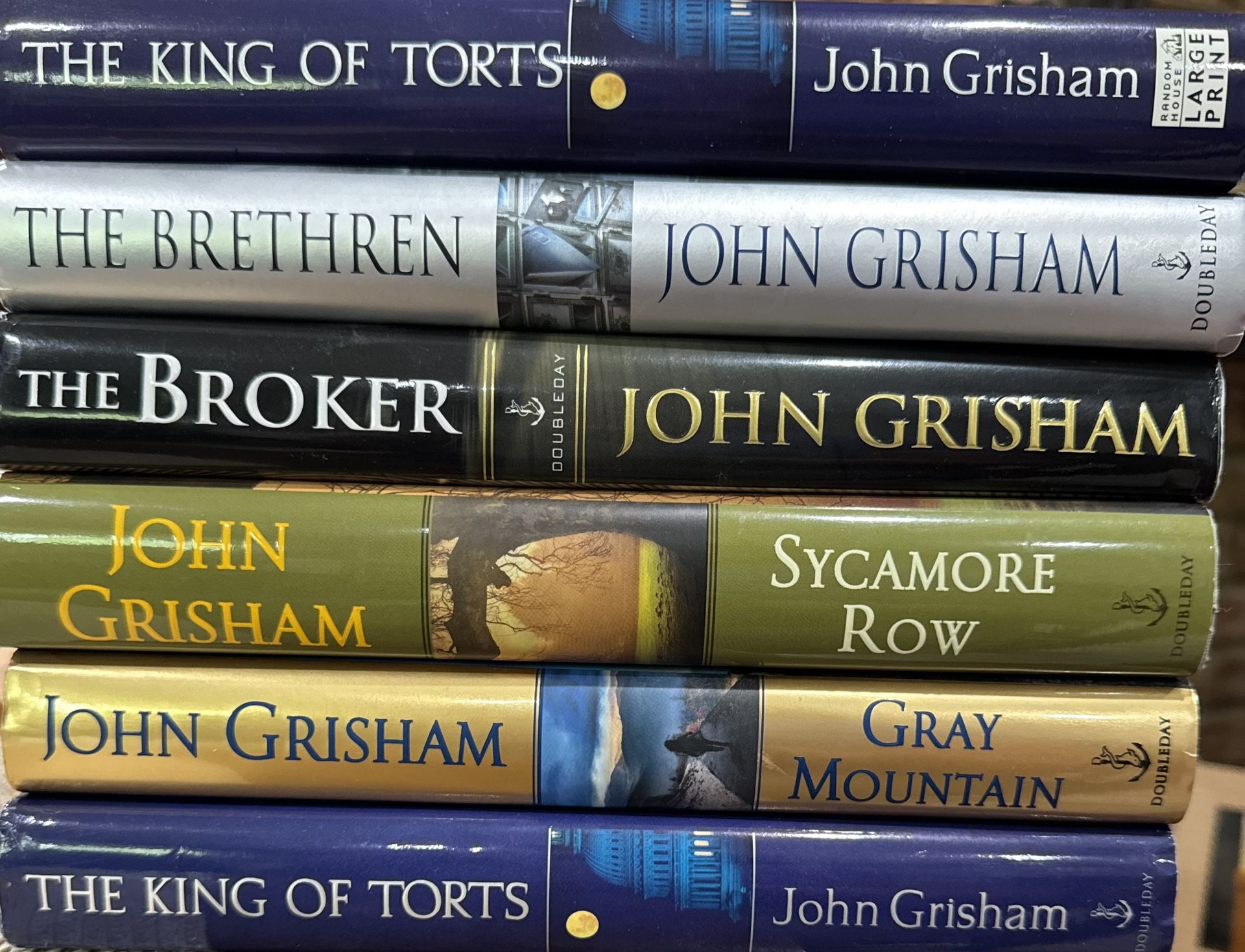 John Grisham Hard Back Books $4.00 each OBO