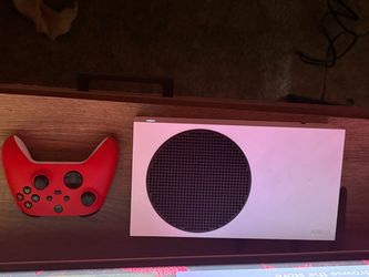 Xbox Series S Console with Red Controller