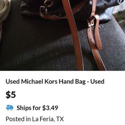 Michael Kors Hand Bag Used
