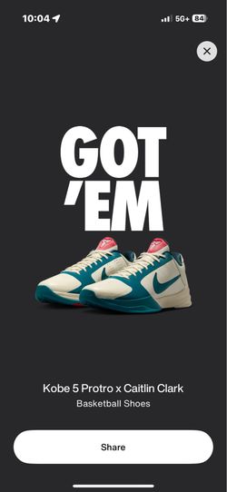 Kobe 5 Catlin Clark
