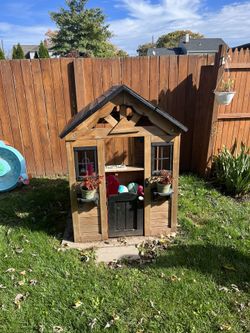 Kids Outdoor House With Kitchen