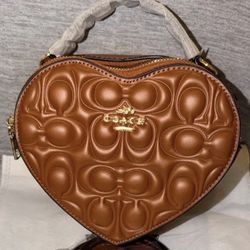 Coach Embossed heart Bag 