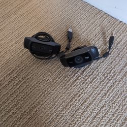 2× Logitech C920 HD Webcams – 1080p (Streaming / Zoom)
