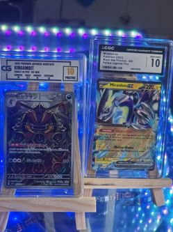 King Gambit 089/078 Pristine 10 & Miraidon 028 BS Promo CGC 10