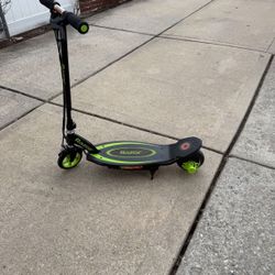 Green Electric Scooter
