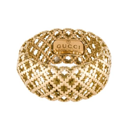 18k Gucci Ring Size 6