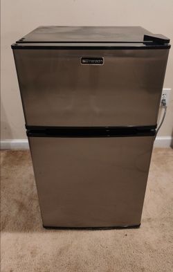 Emerson Stainless Steel Mini Fridge and Freezer