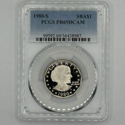 1980 S. SBA Proof 69 DCAM