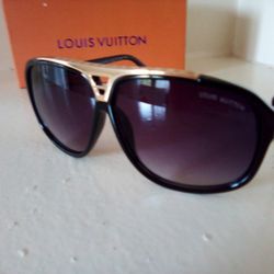 Louis Vuitton Gold Sunglasses