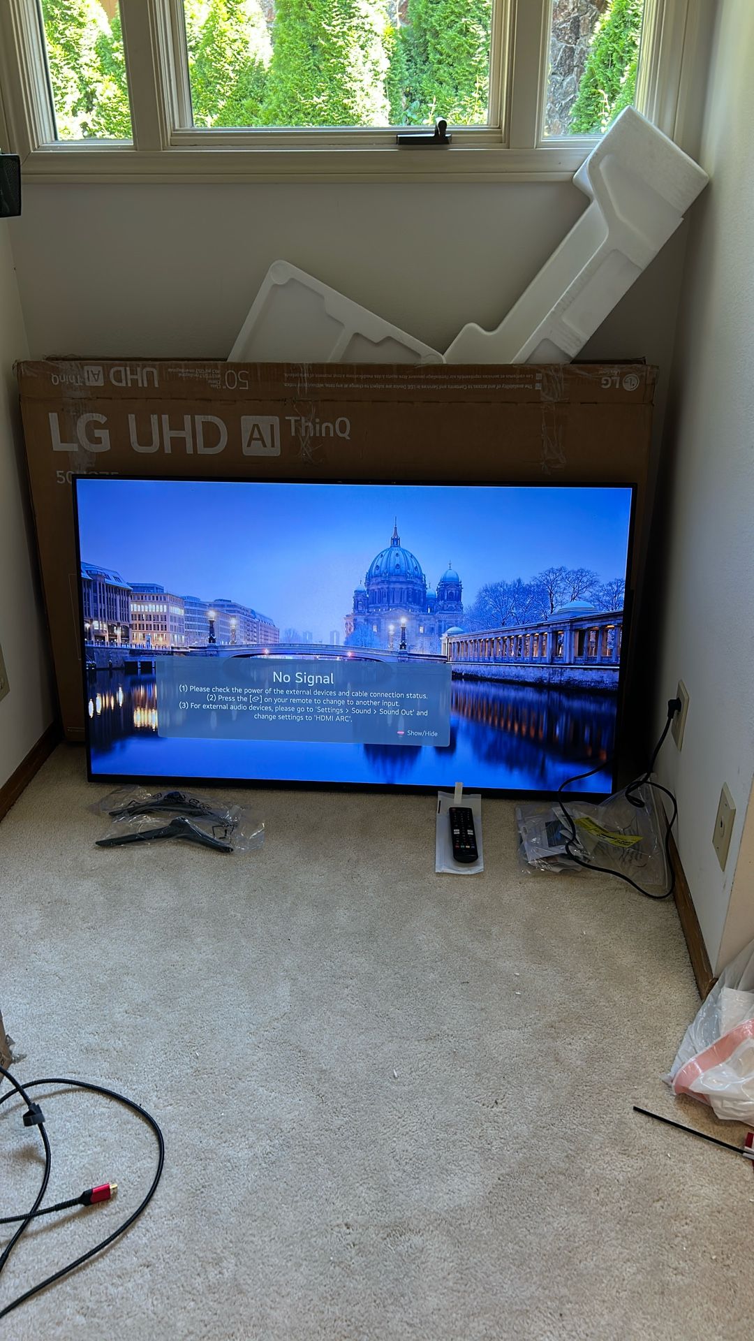 LG 50” TV Class UQ7570 (model 50UQ7570PUJ)