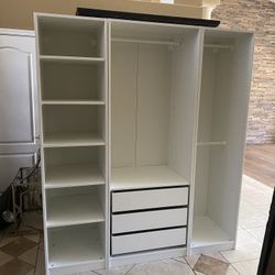 IKEA Pax Closet Wardrobe System Drawers Shelves Storage Organizer Cabinet