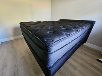 New jumbo 38 inch tall Black Ice mattress set
