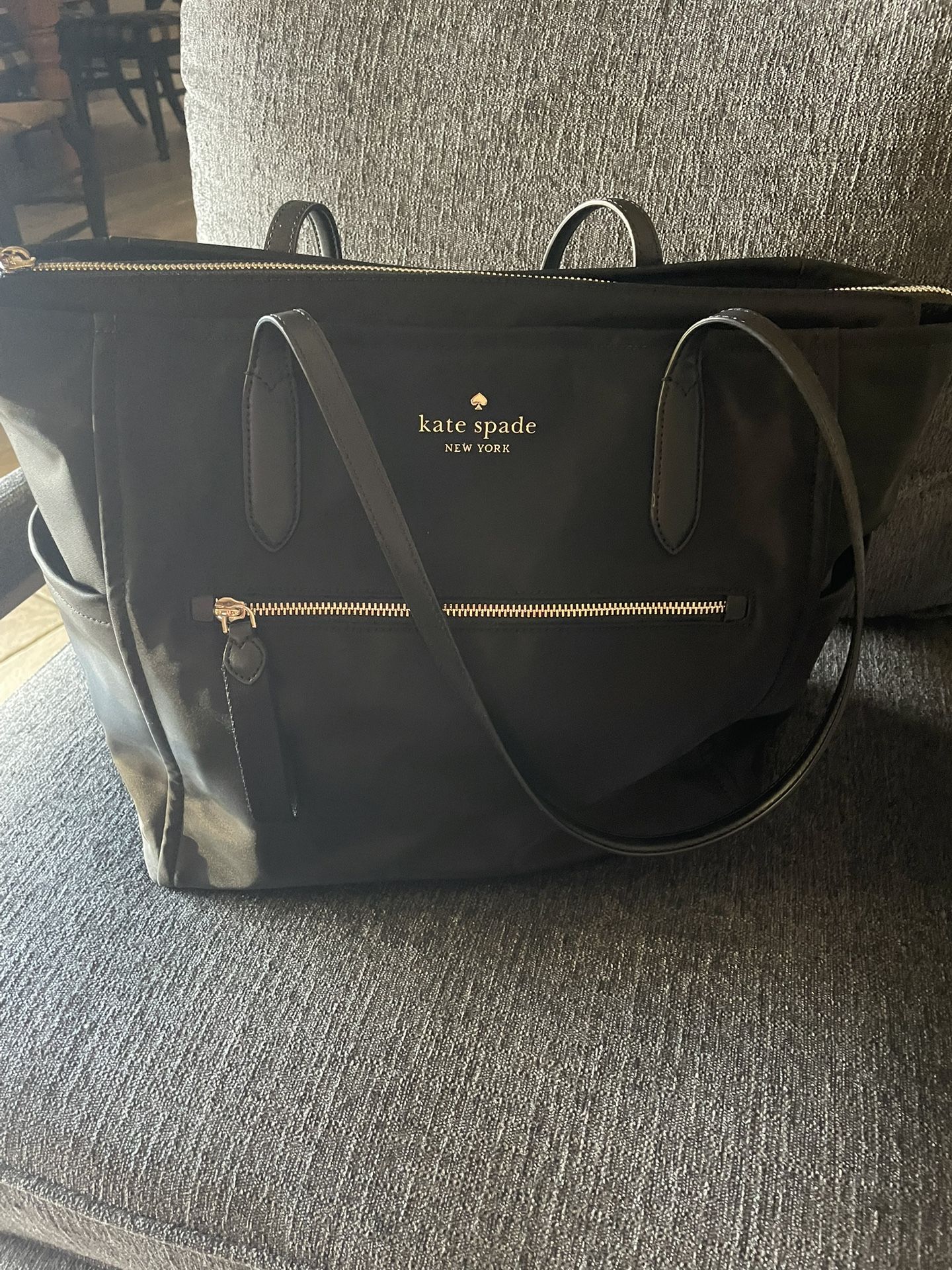 Kate Spade nylon black tote/purse