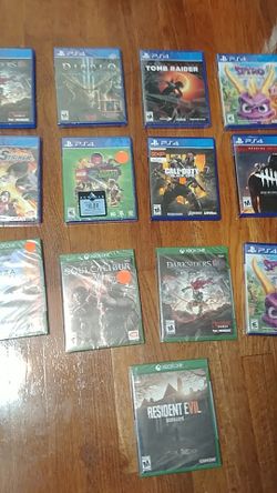Ps4 and xbox one games