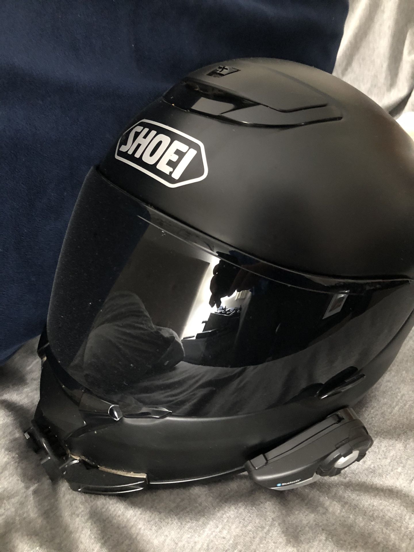 Shoei Qwest Size L With Sena Bluetooth