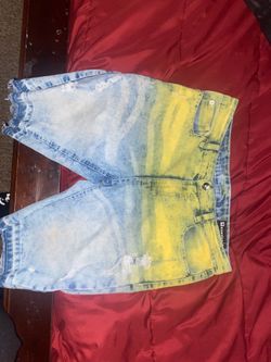 Essentials branded denim shorts