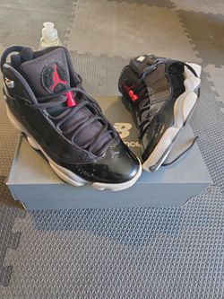 Jordan 6 Rings "Bred" Black / Red - Size 8.5 US Men (No Box)