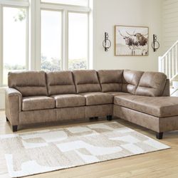 Navi Fossil 2pc RAF Chaise Sectional Sofa Sleeper