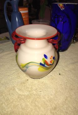 Multi-Colored Vase (Glass) - 10$