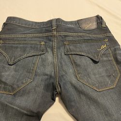 Ed Hardy By Christian Audigier Jeans Mens Size 36 X 32 Blue Drk Wash Denim Pants