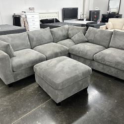 $599 Corduroy sectional