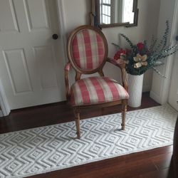 Padded Plaid Chair