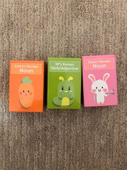 Korean Language Learning Bundle – Books + Flashcards – Beginner