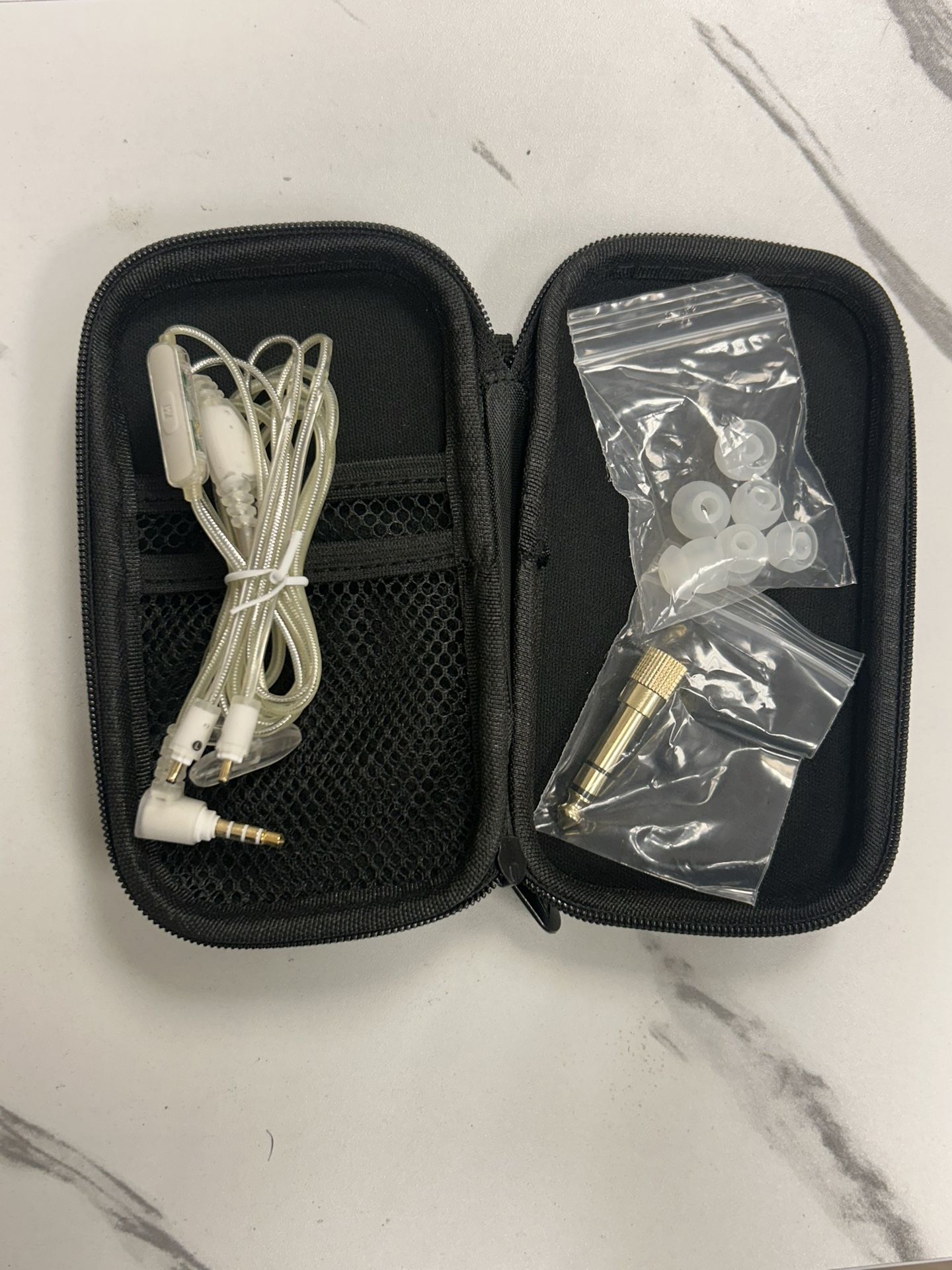 MEE Professional Earphone Accessory Kit – Ear Tips, Cable, Adapter, and Case
