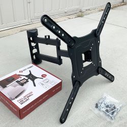 New In Box $19 TV Wall Mount for 17-55 Inches, Full Motion Swivel Tilt VESA 400x400mm, Max Weight 66Lbs 