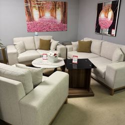 Sonoma 1 Sofa, 1 Loveseat, and 1 Chair Living Room Set / 3-piece   