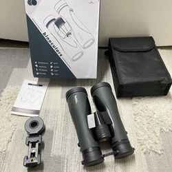 High-End 10x50 HD Binoculars Roof Prism for Adults